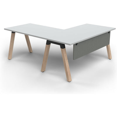 Plantation Desk and Return with Modesty Panel
