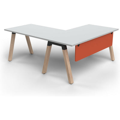 Plantation Desk and Return with Modesty Panel