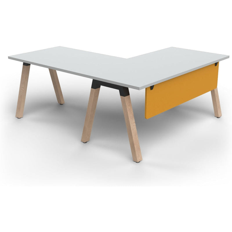 Plantation Desk and Return with Modesty Panel