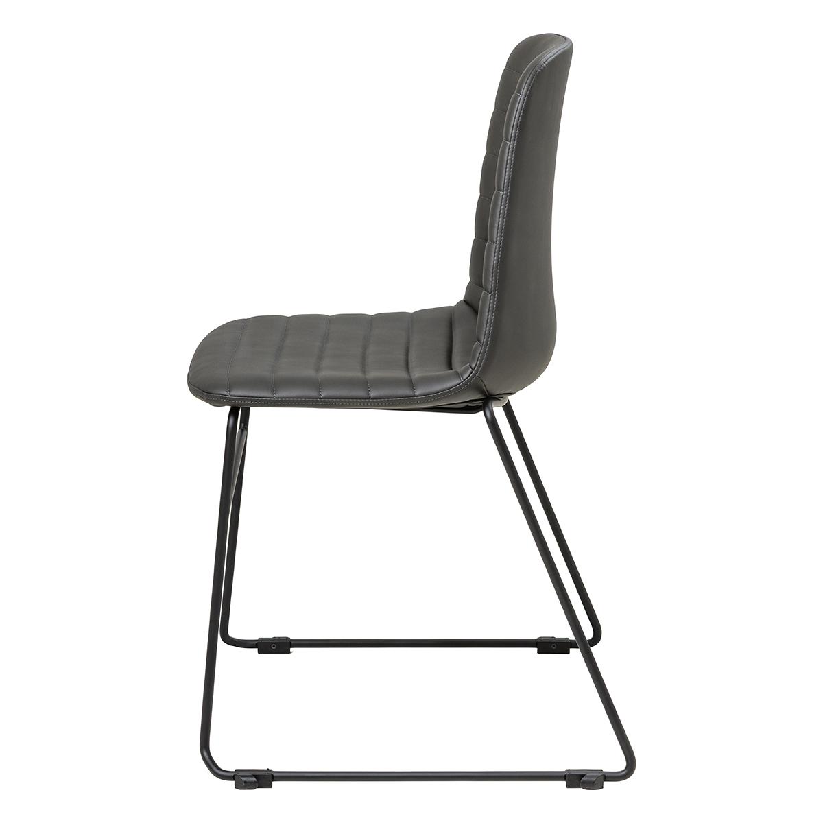 Slb Chair Sofia Sled Chair PU Upholstery