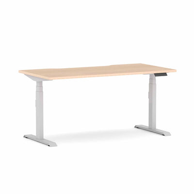 White Frame/New Oak Matte / None / W1200mm x D750mm w/ Scallop
