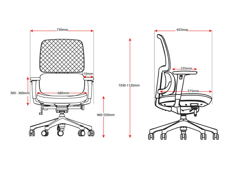 Orca Executive High Back Mesh Chair