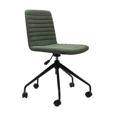 Olive Fabric / Black / No Arms