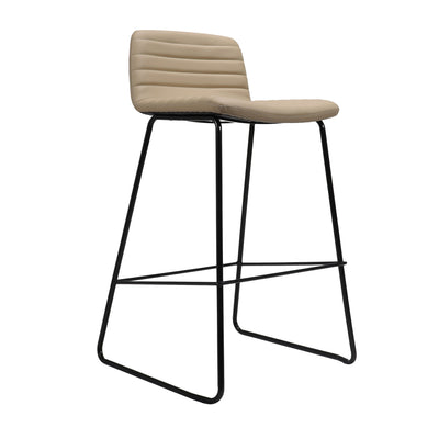 Almond PU / Black / 630mm H