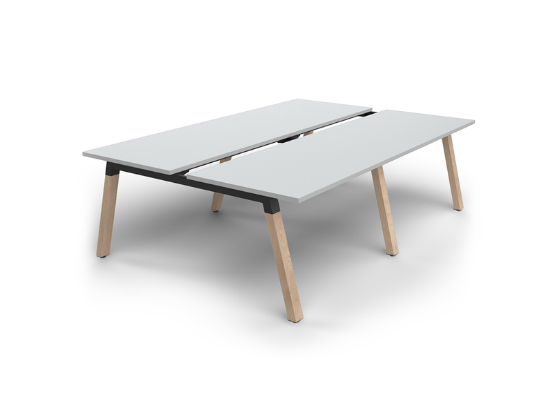 Plantation 4 Users Double - Sided Desk