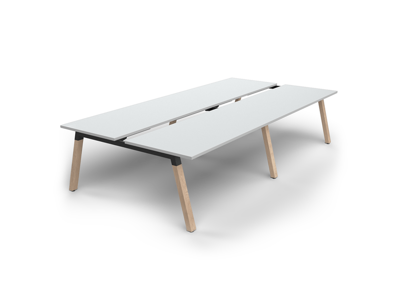 Plantation 4 Users Double - Sided Desk