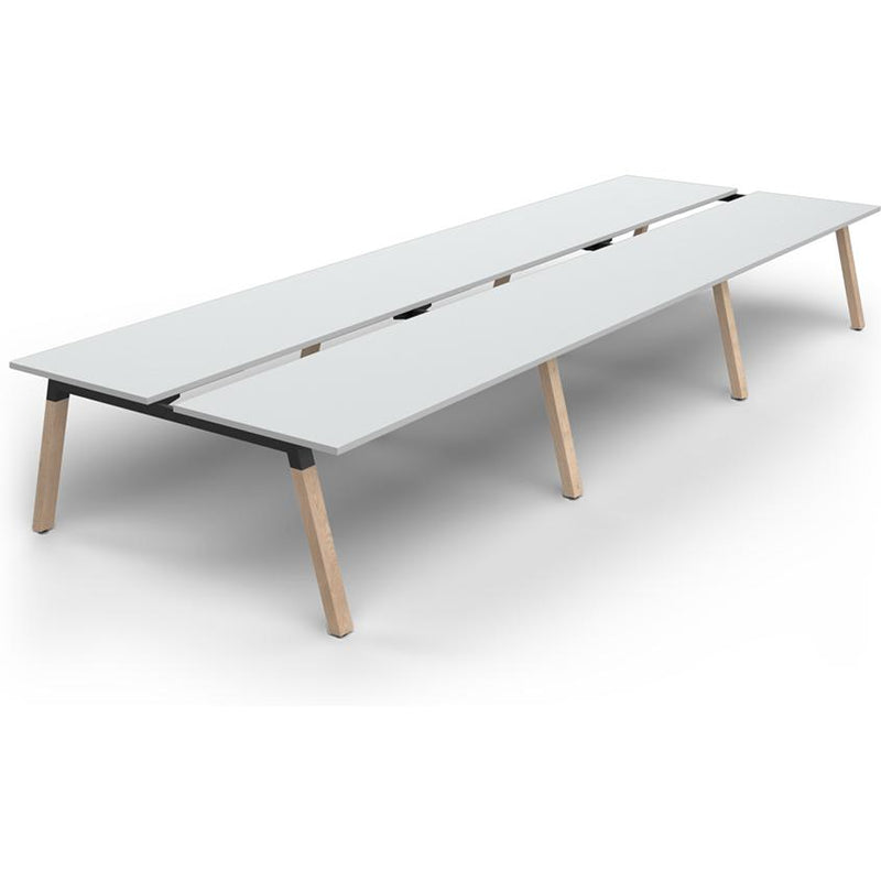 Plantation 6 Users Double - Sided Desk