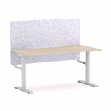 Bentley Fixed Straight Workstation with AcoustiQ Screen