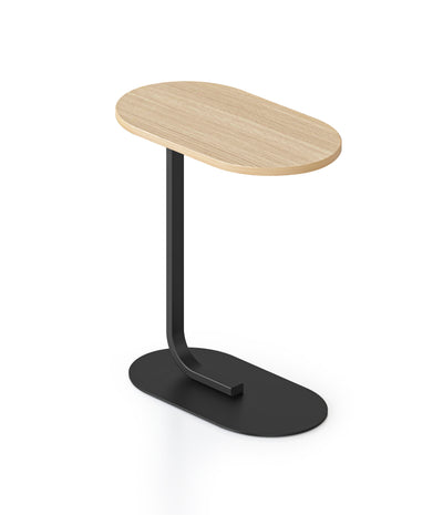 Natural Oak Melamine / Black Satin