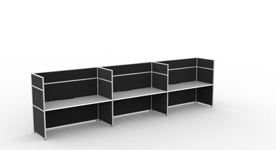Shush30 Screen Hung Single Sided Workstations - 1500mm High Screens