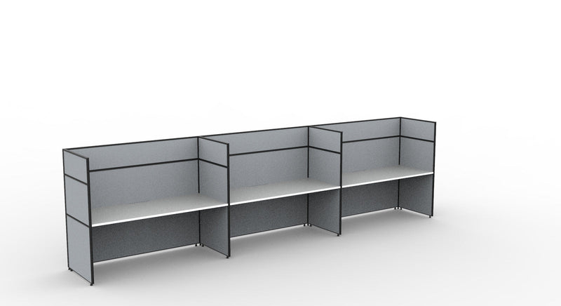 Shush30 Screen Hung Single Sided Workstations - 1500mm High Screens