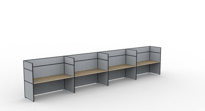 Shush30 Screen Hung Single Sided Workstations - 1500mm High Screens