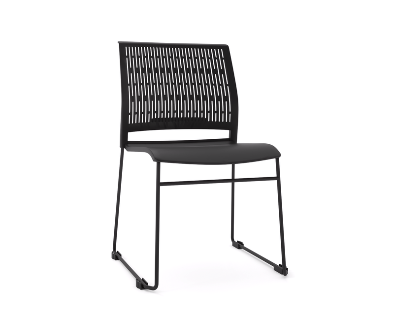 Stax Chair Linkable, Stackable, and Versatile for Conference, Training, and Lunchroom Needs - 140kg Weight Rating