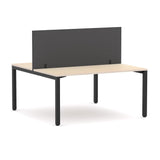 Axis 2 User Double-Sided Desks, 50x50mm Square Leg Design. Includes: Edge25 Screen