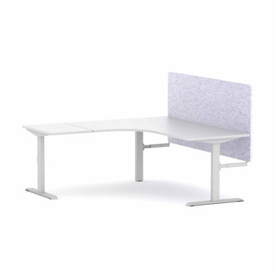 White Frame/Studio White / None / W1800x1800mm x D750mm (Left Hand Return)