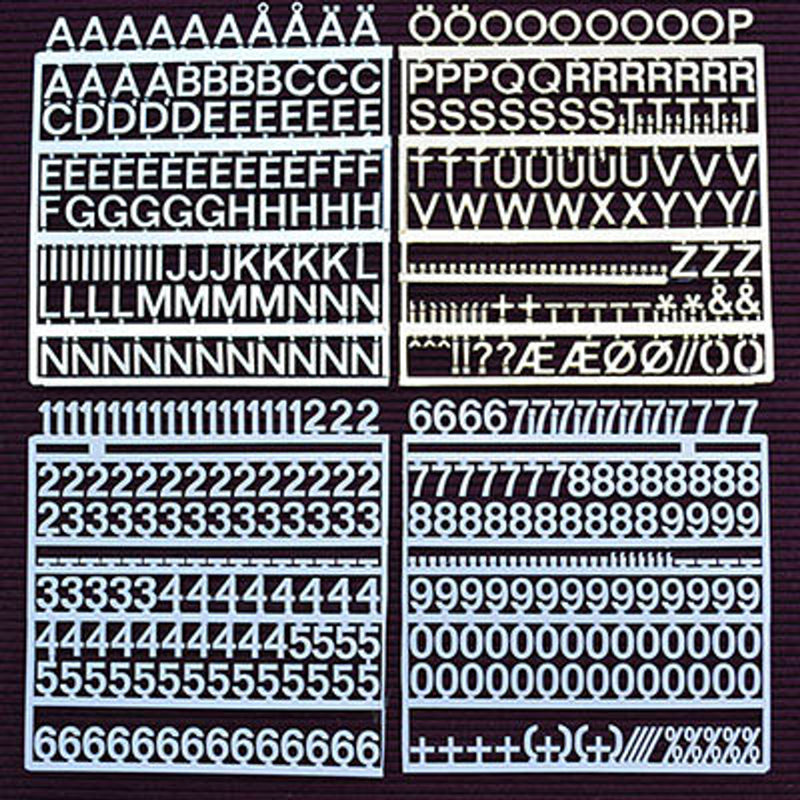 Executive Letters & Numbers