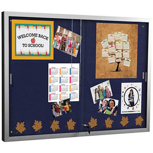 Noticecase Slide Door - Krommenie (Bulletin Board)