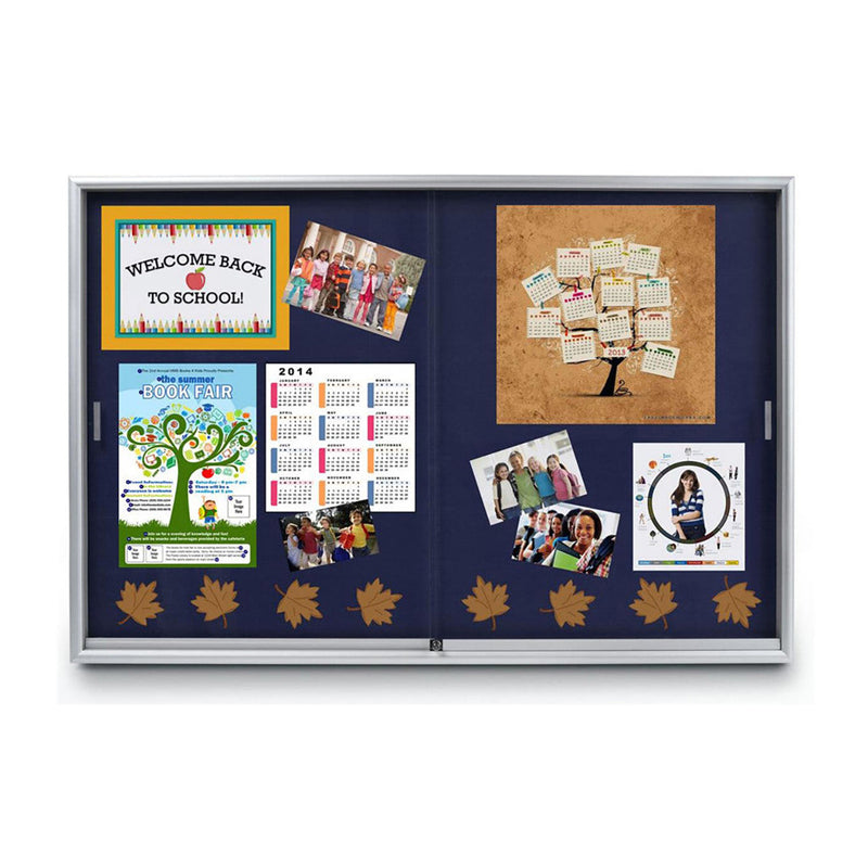 Sliding Glass Door Notice Case - Velour