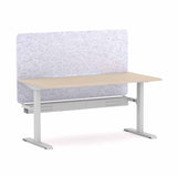 Bentley Fixed Straight Workstation with AcoustiQ Screen