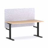 Bentley Fixed Straight Workstation with AcoustiQ Screen