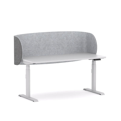 White/Studio White / None / W1500mm x D750mm w/ Scallop