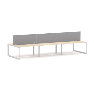 White / Nordic Maple / W1200mm x D750mm w/ Scallop