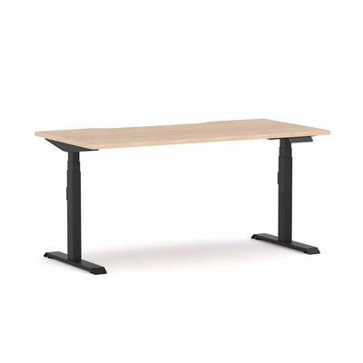 Black Frame/Classic Oak / None / W1200mm x D750mm w/ Scallop