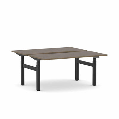 Black Frame/Natural Walnut / None / W1200mm x D750mm w/ Scallop