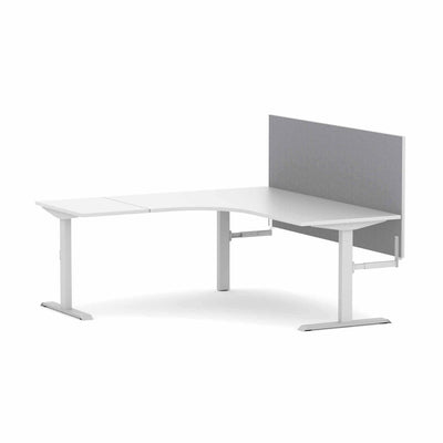 White Frame/Studio White / None / W1800x1800mm x D750mm (Left Hand Return)