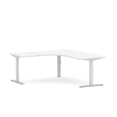 White Frame/Studio White / None / W1800x1800mm x D750mm (Left Hand Return)