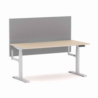 White Frame/Nordic Maple / None / W1200mm x D750mm w/ Scallop