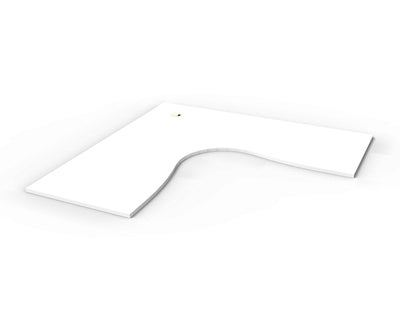 1500mm W x 1500mm W x 750mm D / Natural White Melamine