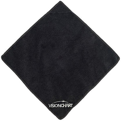 Black Microfibre Super Cleaning Cloth with Visionchart Logo