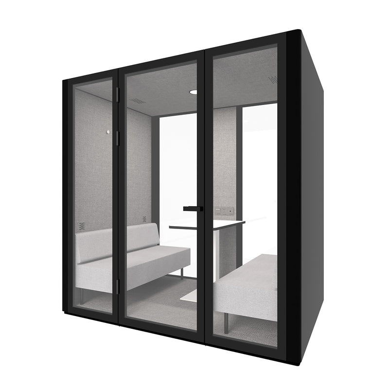 B.Quiet 2-4 Person Acoustic Meeting Pod