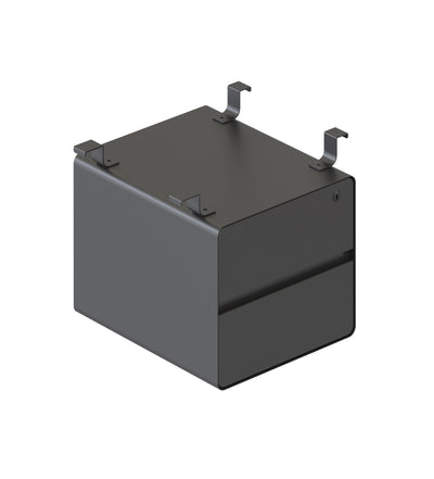 Black Melamine Drawer Fronts + Black P/C