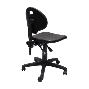 Black Lab Gas Lift Chair Ergonomic