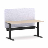 Bentley Fixed Straight Workstation with AcoustiQ Screen