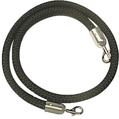 Barrier Rope Blk Chrome Ends 1.5M