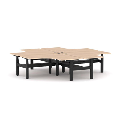 Black / New Oak Ravine / W1800x1800mm x D600mm
