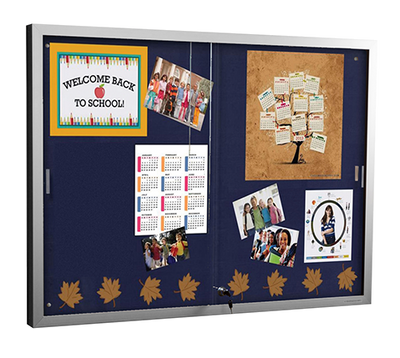Sliding Glass Door Notice Case - Felt