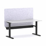 Bentley Fixed Straight Workstation with AcoustiQ Screen