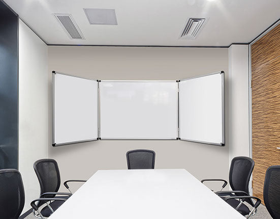 opened cabinet whiteboard