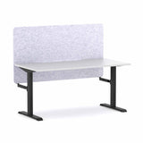 Bentley Fixed Straight Workstation with AcoustiQ Screen