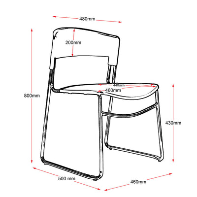 Zola Stacking Conference Chair