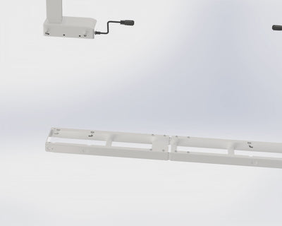 Boost Plus Electric Height Adjustable 2 Person Double Sided Workstation