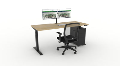 WFH Boost Plus Height Adjustable Desk Bundle