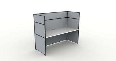 Shush30 Screen Hung Single Sided Workstations - 1500mm High Screens