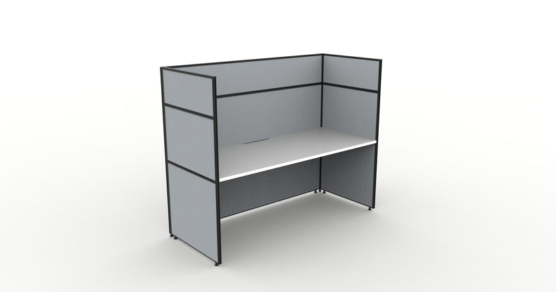 Shush30 Screen Hung Single Sided Workstations - 1500mm High Screens
