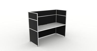Shush30 Screen Hung Single Sided Workstations - 1500mm High Screens