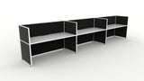 Shush30 Screen Hung Single Sided Workstations - 1200mm High Screens